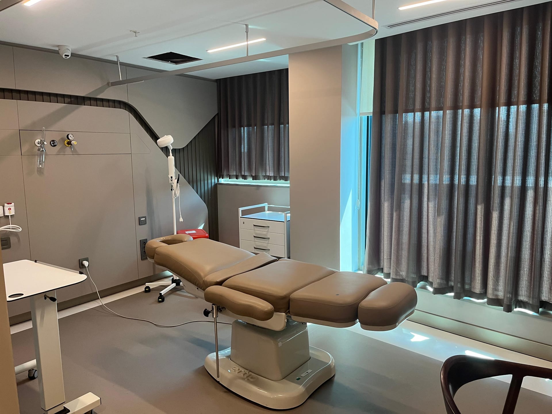 Behandelruimte in een kliniek in Istanbul